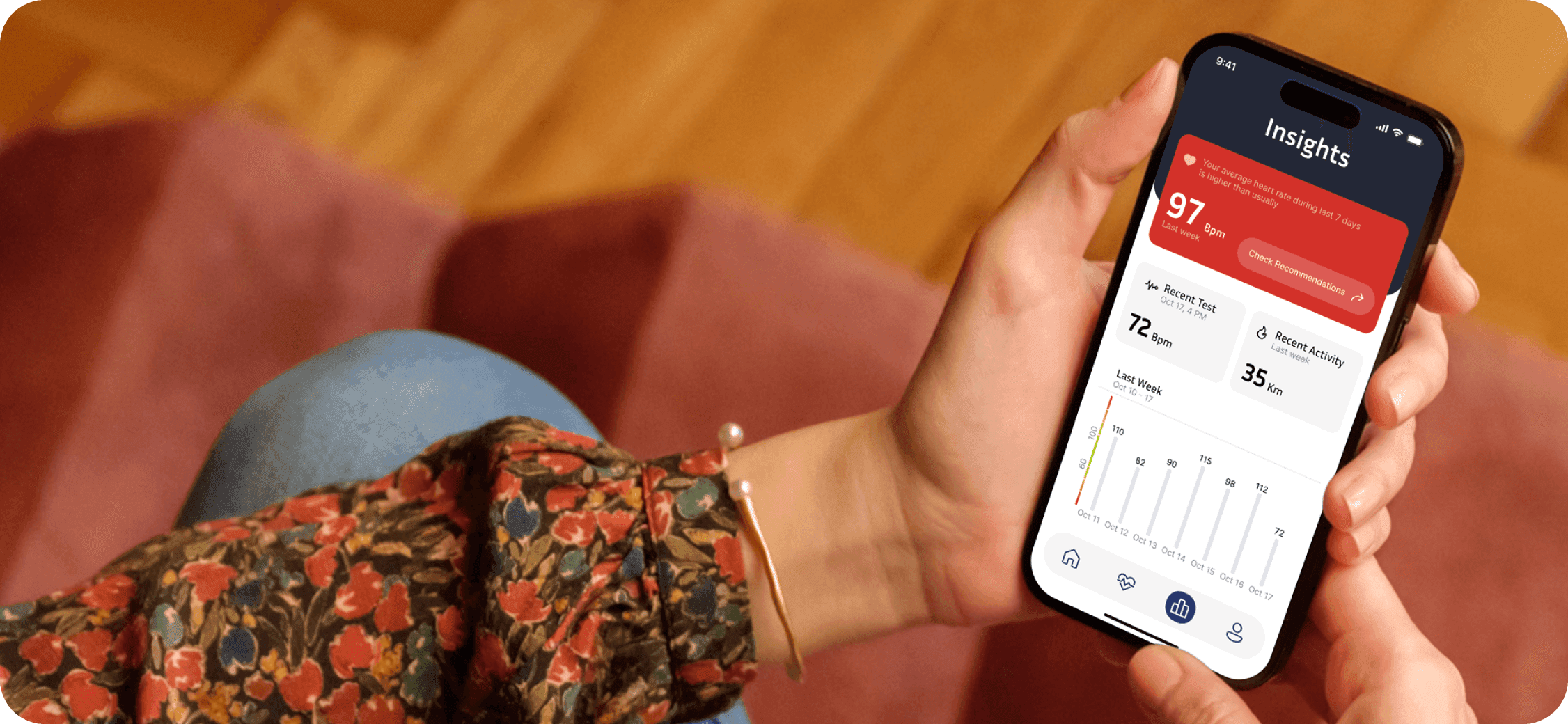 Innovative fitness application with the accuracy of a hardware heart rate monitor