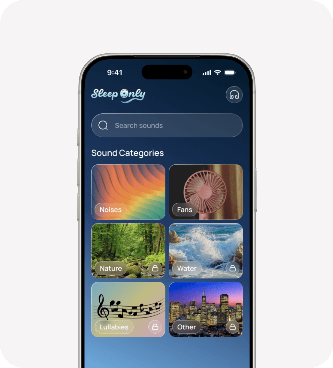 Simple, sleep-friendly interface